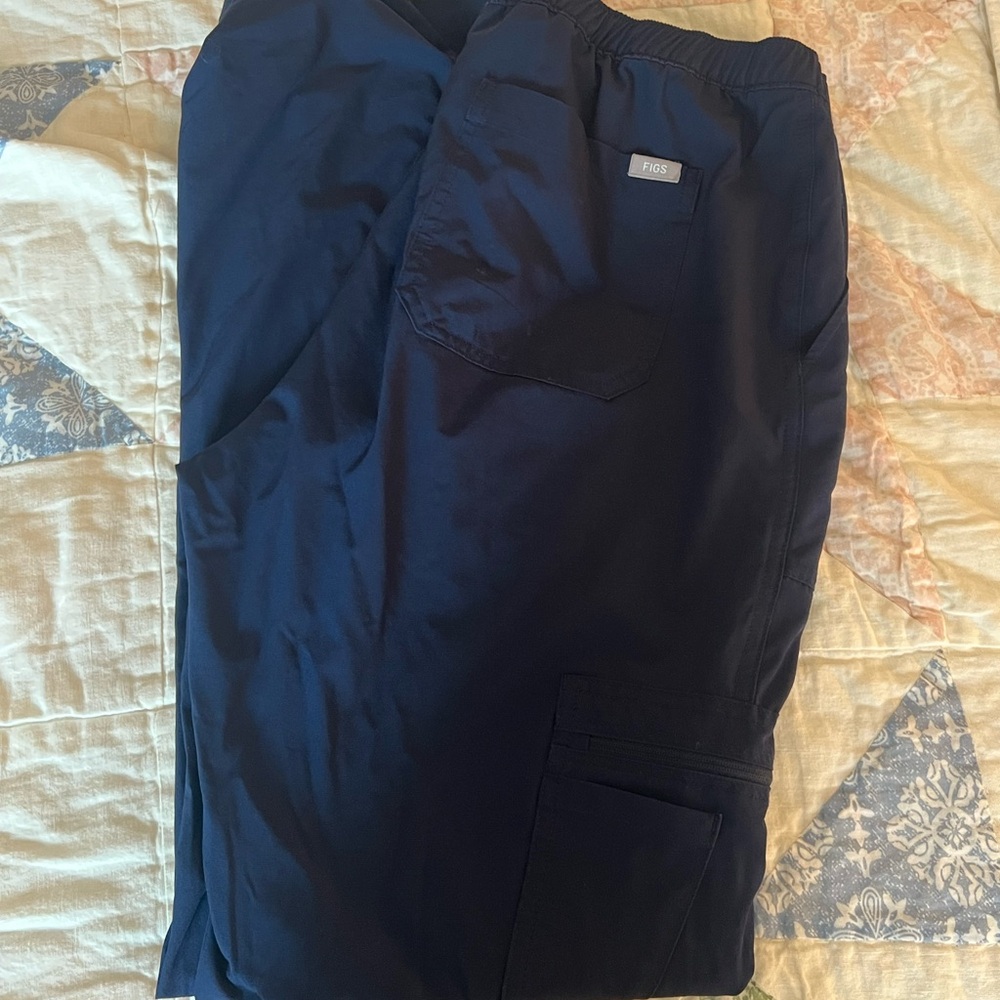 Figs Dark Blue Scrub Pants